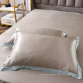 Summer pure color washed silk pillowcase